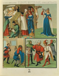 "Le Costume Historique" (A História Completa do Traje) por Auguste Racinet, Volume IV de Albert Charles August Racinet