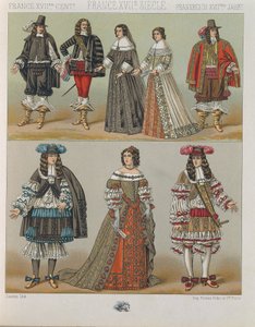 "Le Costume Historique" (A História Completa do Traje) por Auguste Racinet, Volume V de Albert Charles August Racinet
