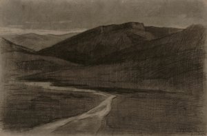 Paisagem argelina de Albert Charles Lebourg