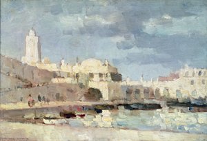 O porto de Argel, 1876