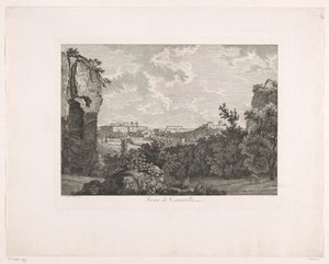 Banhos de Caracalla
Terme di Caracalla (título sobre o objecto)
Malerisch radirte Prospekte aus Italien (título da série)