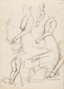 Camille Vallery-Radot, esboço para retrato