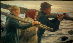 Os skerries exteriores de Albert Gustaf Aristides Edelfelt