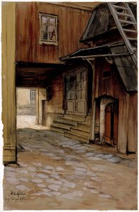 Casa em Porvoo de Albert Edelfelt