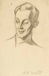 Retrato de Bruno Aspelin de Albert Edelfelt