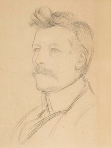 Retrato de Emil Wikström, Diretor de Albert Edelfelt