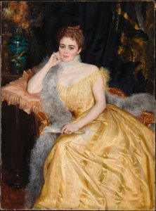 Retrato da Sra. Alice von Haartman de Albert Edelfelt
