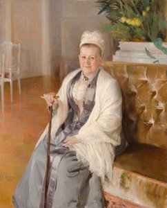 Retrato da Sra. Anna Sinebrychoff de Albert Edelfelt