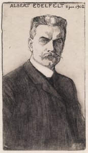 Auto-retrato de Albert Edelfelt