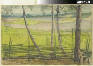 Paisagem de Verão de Albert Edelfelt