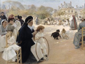 Os Jardins de Luxemburgo, Paris