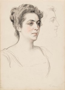 Esboço para um retrato de uma mulher
