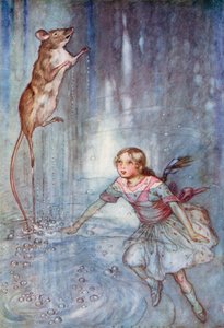 Ilustração para Alice no País das Maravilhas (cor litho)