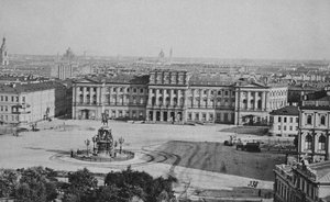 Palácio Mariinsky Marie Palace na Praça St Isaacs em São Petersburgo, década de 1870 de Albert Felisch