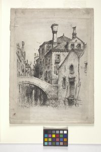 Rio Della Senza, Veneza (gravura)