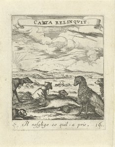 paisagem com cachorros Moralizing Love Emblems (título da série) Devises et emblèmes d