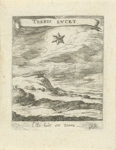 Paisagem com estrela
Emblemas moralizantes do amor (título da série)
Devises et emblesmes d