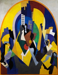 Espaço pontuado de acordo com o plano de Albert Gleizes