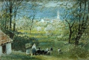 Bavino - Lago Maggiore de Albert Goodwin