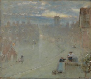 Bewdley sobre Severn de Albert Goodwin