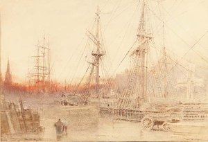 Bristol, Quando o trabalho do dia estiver terminado de Albert Goodwin