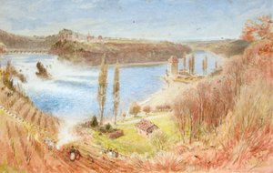 Cataratas do Reno de Albert Goodwin