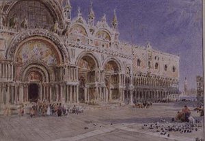 Basílica de St. Mark, Veneza de Albert Goodwin