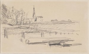 Kronborg visto do oeste de Albert Gottschalk