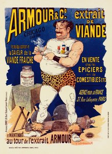 Extrato de Carne Armour & Co., 1891. de Albert Guillaume