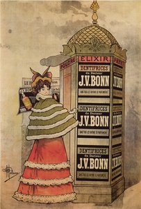 Elixir-creme dental do Dr. JV Bonn, 1893 de Albert Guillaume