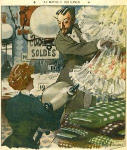 Ilustração para a revista "Le Rire" 15 de dezembro de 1906 (gravura) de Albert Guillaume