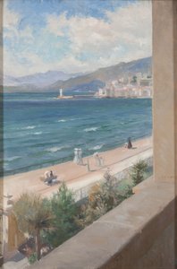 Da minha janela em Cannes, 1891 de Albert Gustaf Aristides Edelfelt