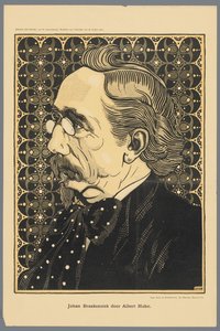 Johan Braakensiek por Albert Hahn (título sobre o objecto)