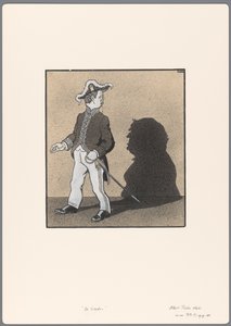 Design para um cartoon político: The Shadow