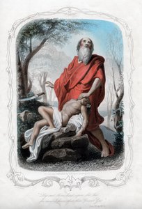 Não coloque a mão sobre o rapaz, porque agora eu sei que você teme a Deus, c1850.