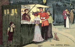 The Coffee Stall, em Londres de Albert Jnr. Ludovici