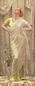 Aves do ar, c.1879 (óleo sobre tela) de Albert Joseph Moore