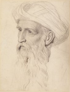 Estudo para o chefe de Elias, 1860-61 de Albert Joseph Moore