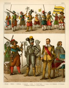 Trajes Alemães 1600 de Albert Kretschmer