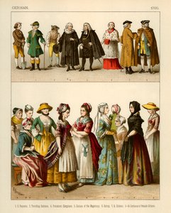 Trajes Alemães 1700 de Albert Kretschmer