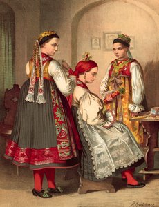 Traje alemão, Bohmen círculo Pilsen de Albert Kretschmer