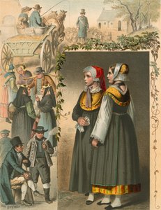 Traje alemão, Mecklenburg de Albert Kretschmer