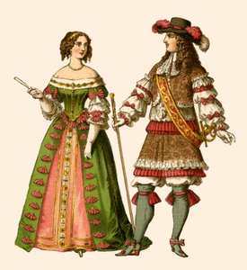 Rei Luís XIV da França e Maria Teresa Rainha da França de Albert Kretschmer
