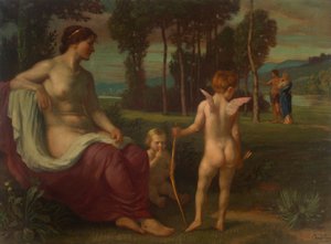 Cupido e Psique de Albert Lang