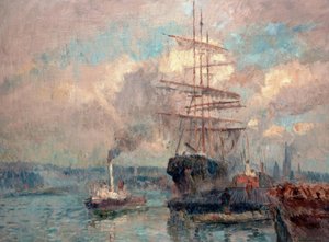 No porto de Rouen