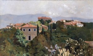 Casas de colina em Trieste, c.1889