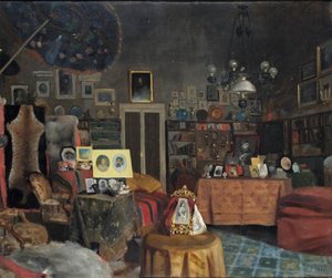 Estudo de Sir Richard Burtons, 1889