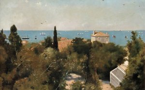 Vista do litoral, Trieste, c.1889