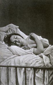 Jovem mulher tendo um ataque de histeria, 1878 de Albert Londe