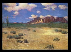 Paisagem do Arizona (óleo sobre tela) de Albert Lorey Groll